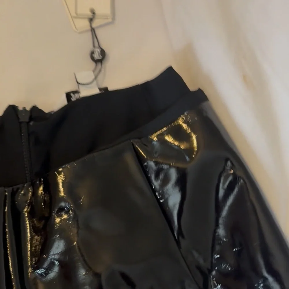 Juicy Couture Black Patent Leather Straight Leg Pants - Picture 5 of 5